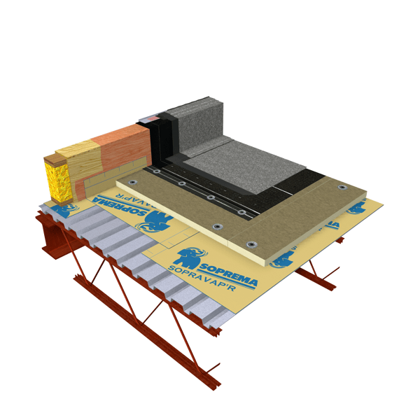 Mechanically fastened steel roof installation by Vancouver roofing contractor